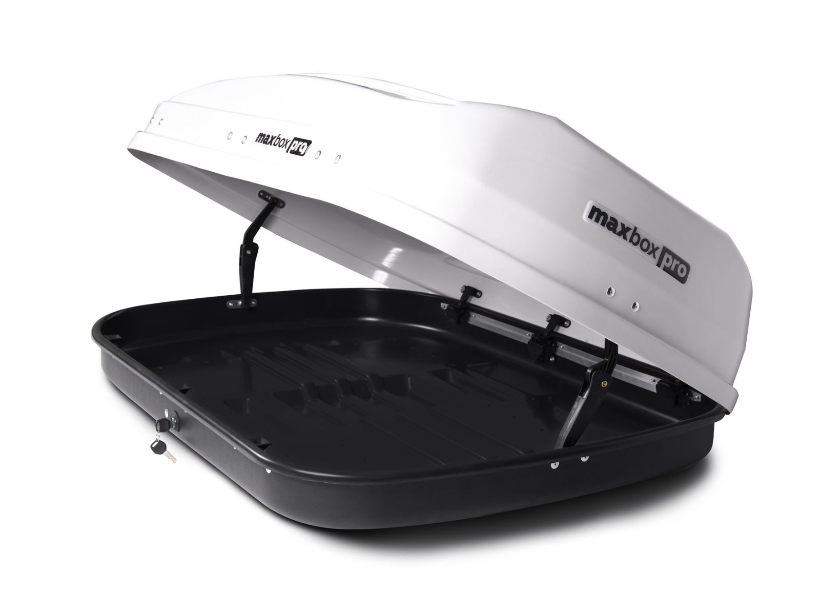 Автобокс MaxBox Pro 430 Белый Глянец с двусторонним открытием