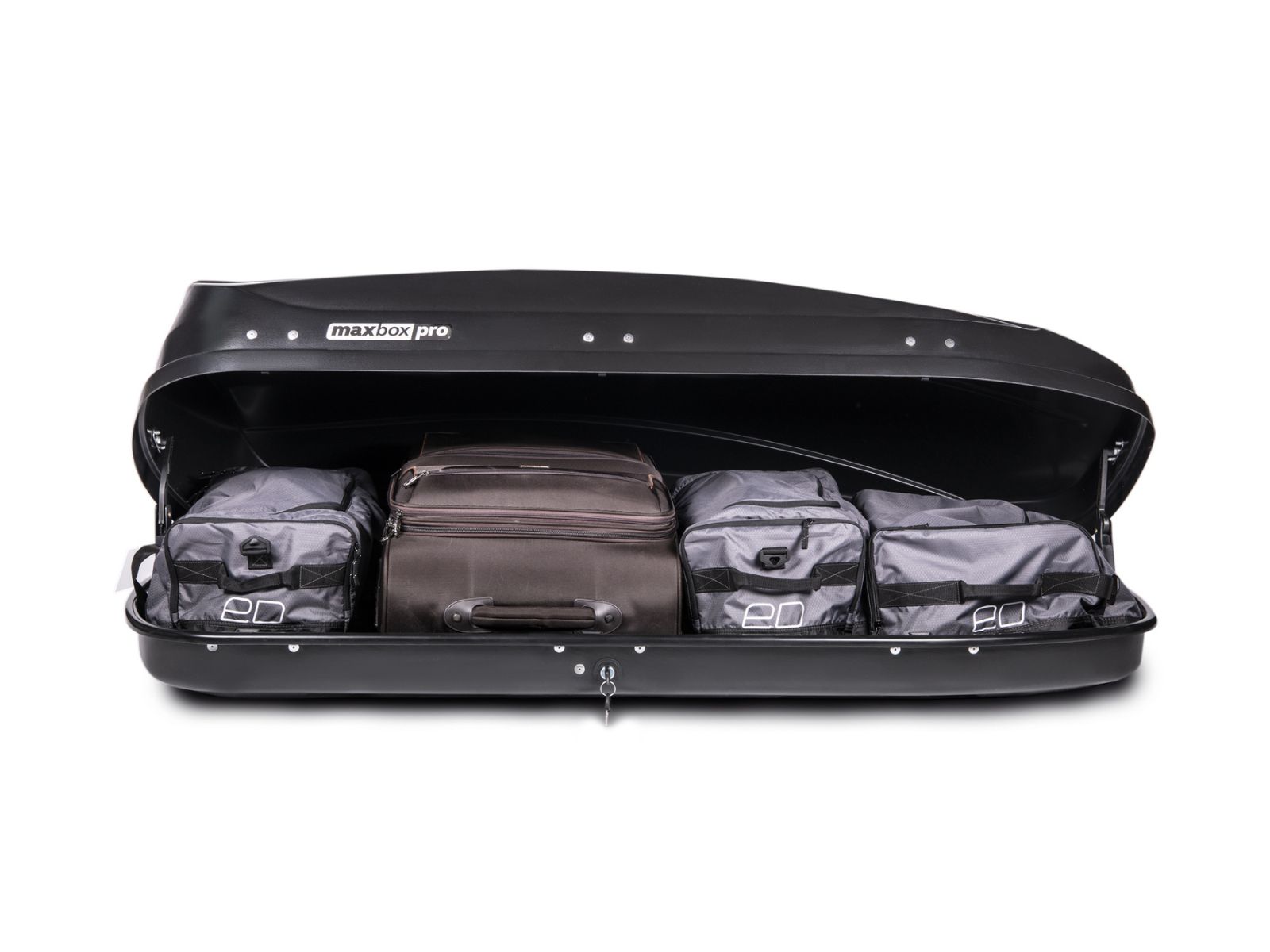 Автобокс MaxBox Pro 460 Чёрный Матовый с двусторонним открытием