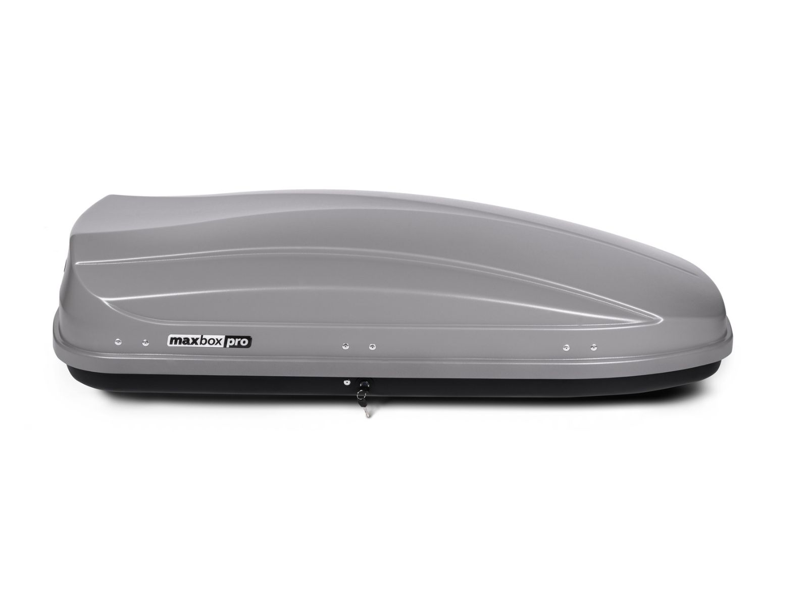 Автобокс MaxBox Pro 460 Серый Матовый с двусторонним открытием
