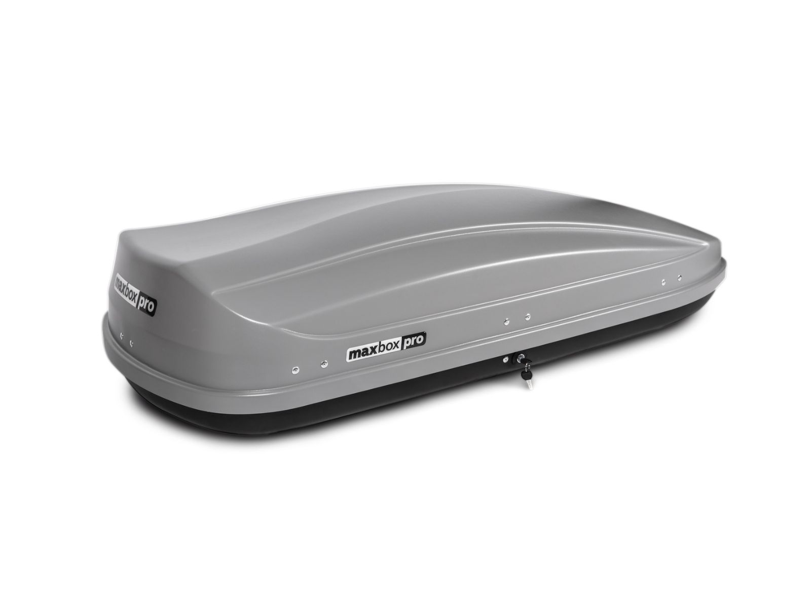 Автобокс MaxBox Pro 460 Серый Матовый с двусторонним открытием