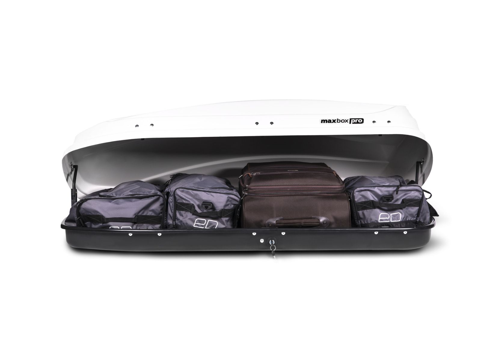 Автобокс MaxBox Pro 460 Белый Глянец с двусторонним открытием