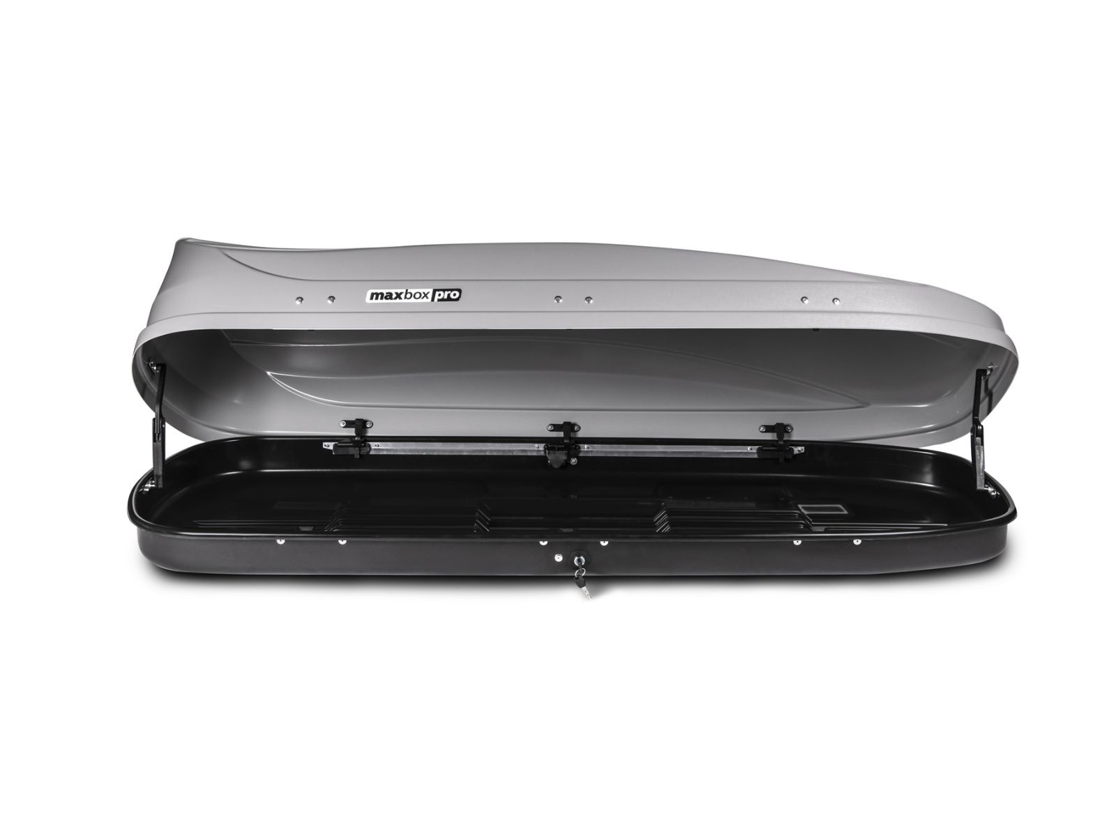 Автобокс MaxBox Pro 520 Серый Матовый с двусторонним открытием