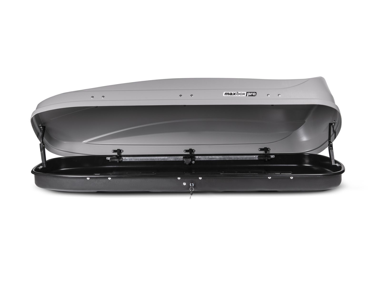 Автобокс MaxBox Pro 520 Серый Матовый с двусторонним открытием