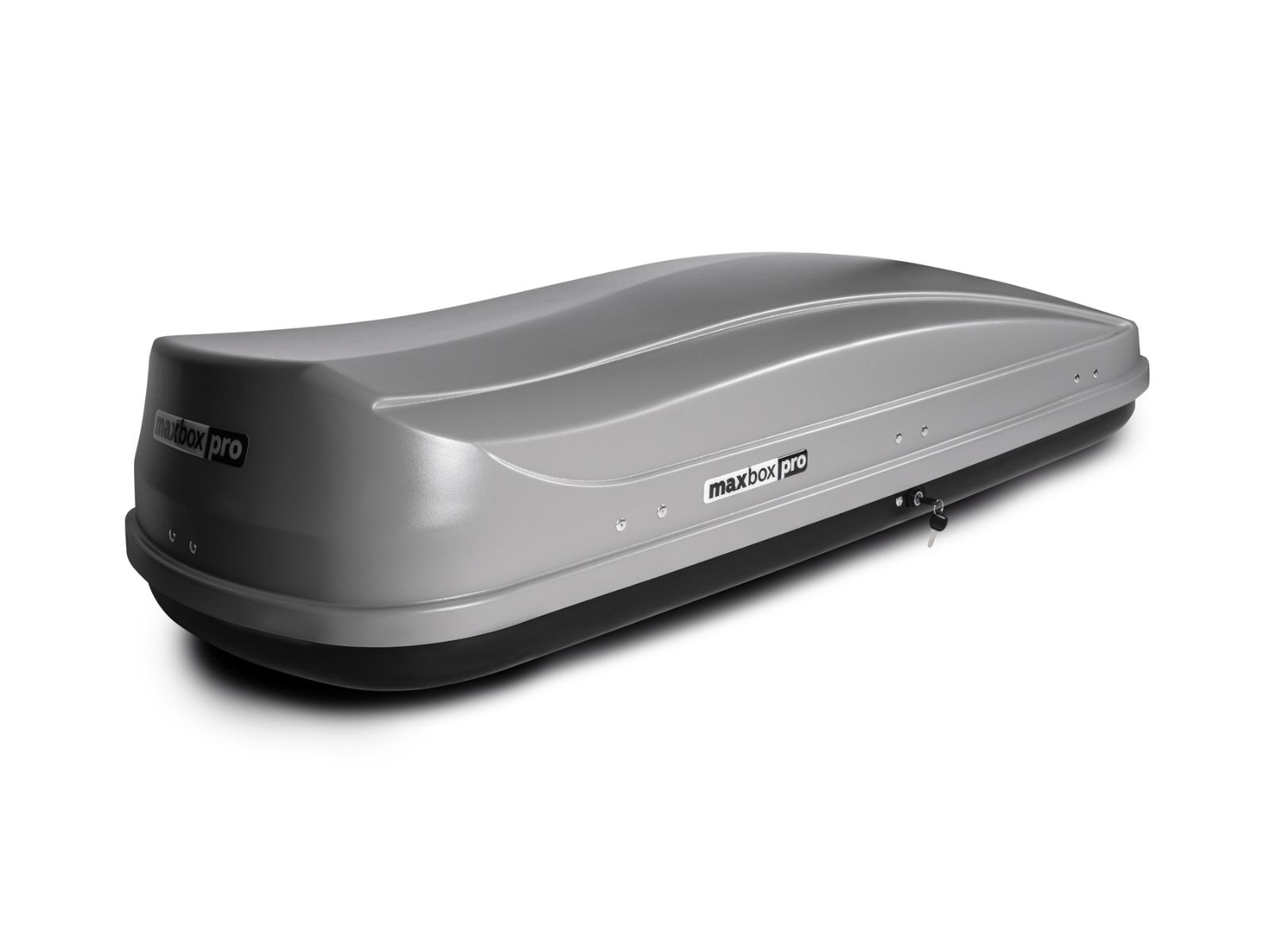 Автобокс MaxBox Pro 520 Серый Матовый с двусторонним открытием