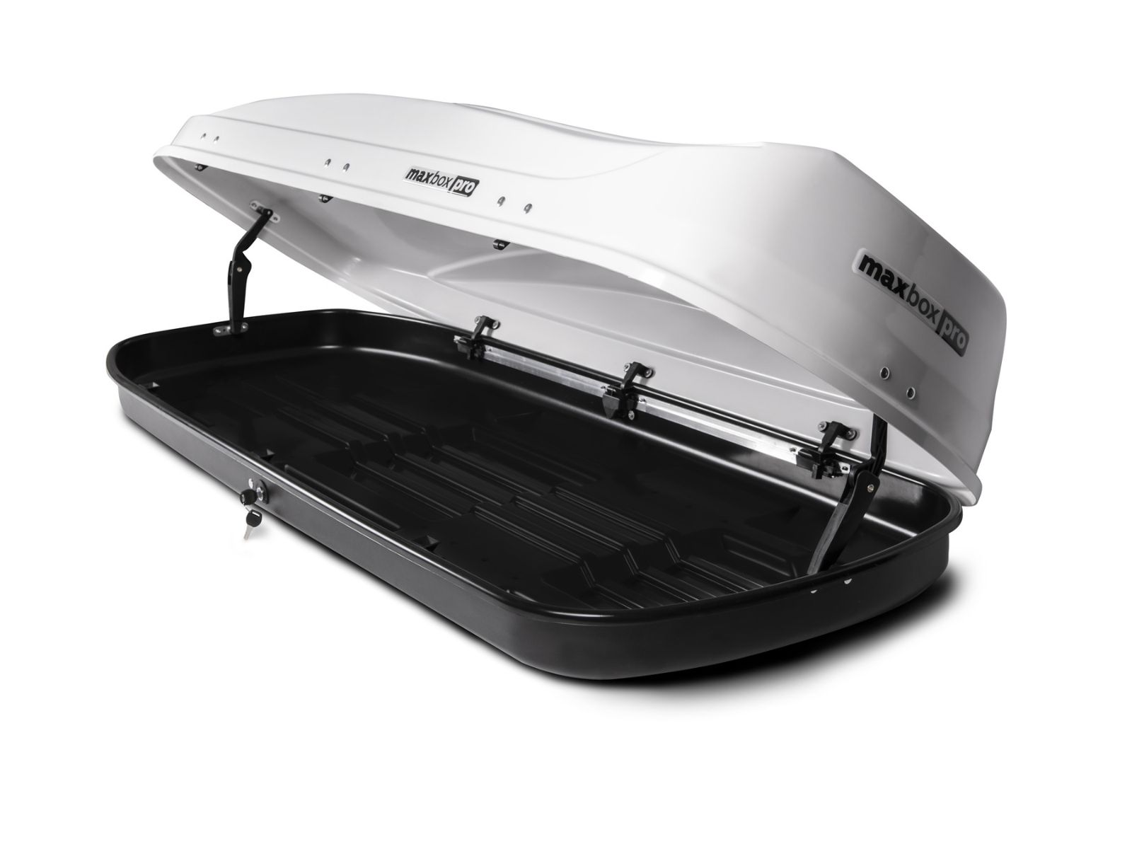 Автобокс MaxBox Pro 520 Белый Глянец с двусторонним открытием