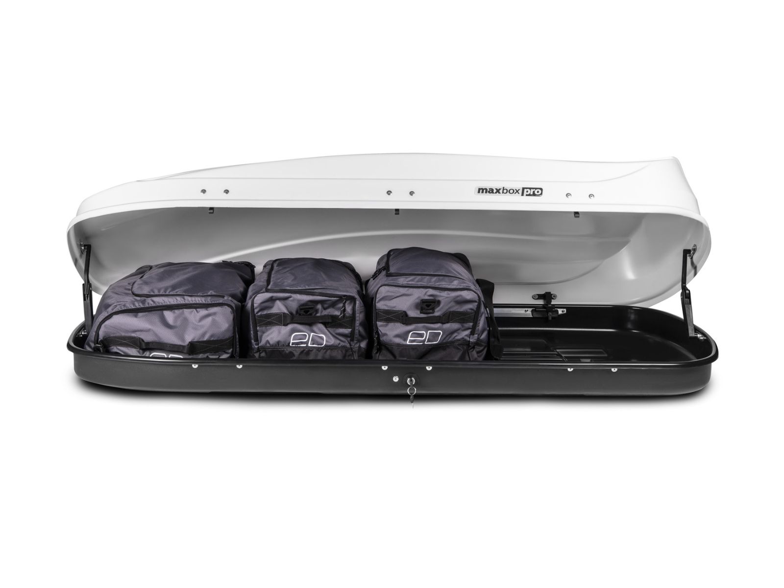 Автобокс MaxBox Pro 520 Белый Глянец с двусторонним открытием