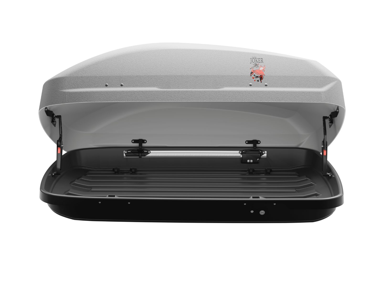 Автобокс Piligrim Джокер/Joker 380 Серый Матовый с двусторонним открытием