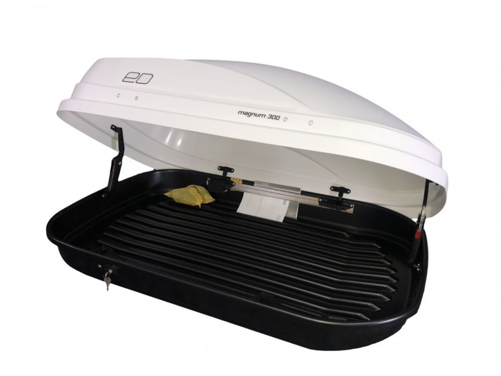 Автобокс Piligrim Магнум 300 Белый Карбон с двусторонним открытием