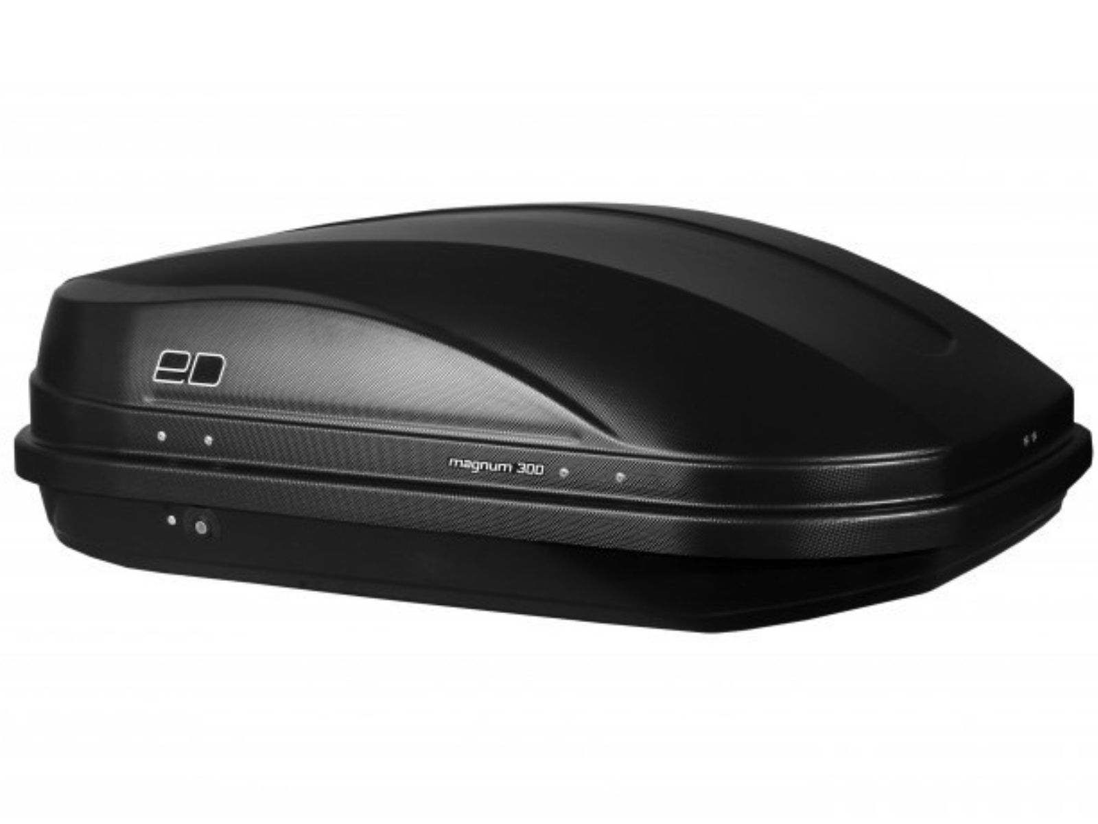 Автобокс Piligrim Магнум 300 Чёрный Карбон с двусторонним открытием