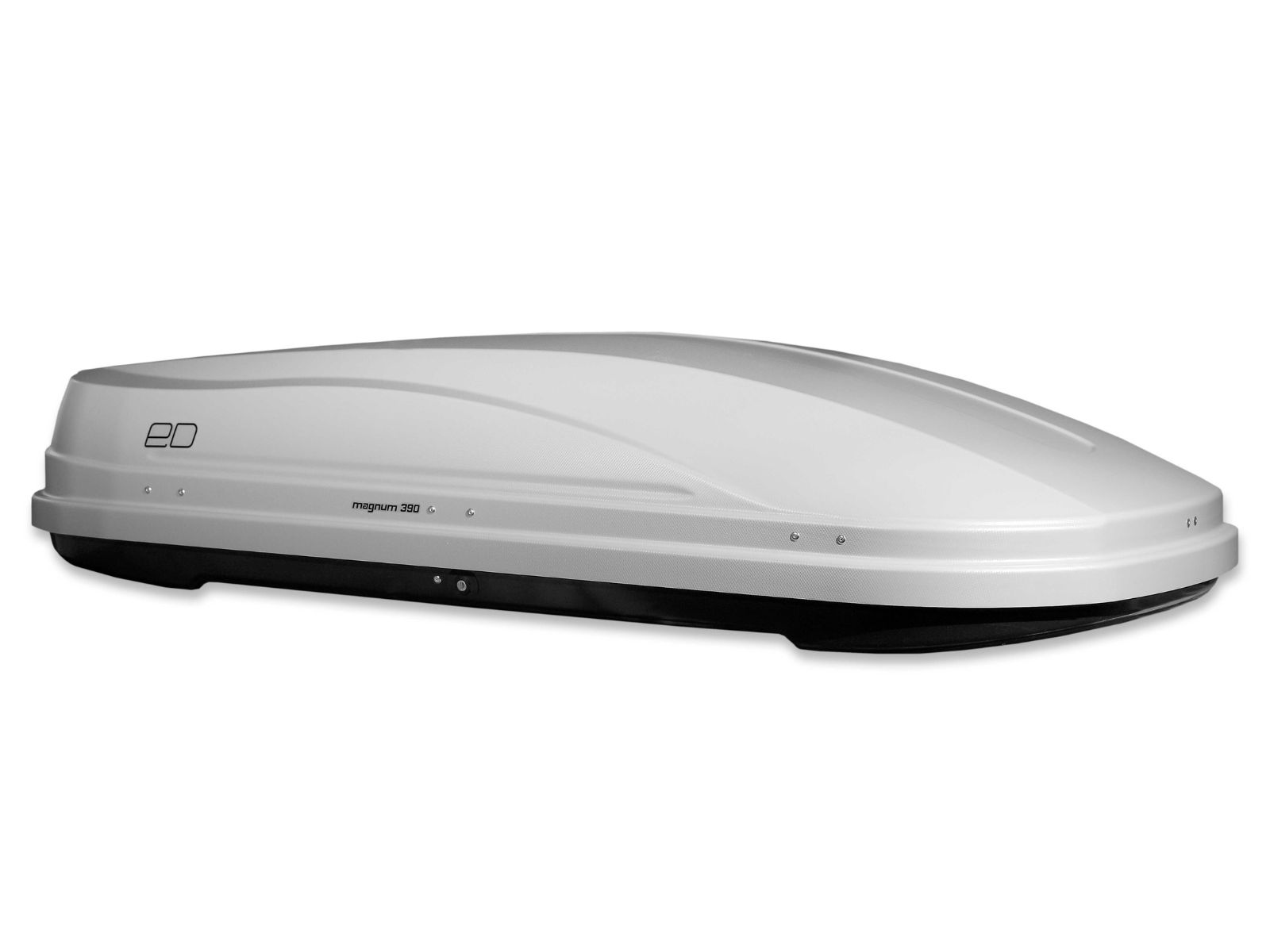 Автобокс Piligrim Магнум 390 Серый Карбон с двусторонним открытием