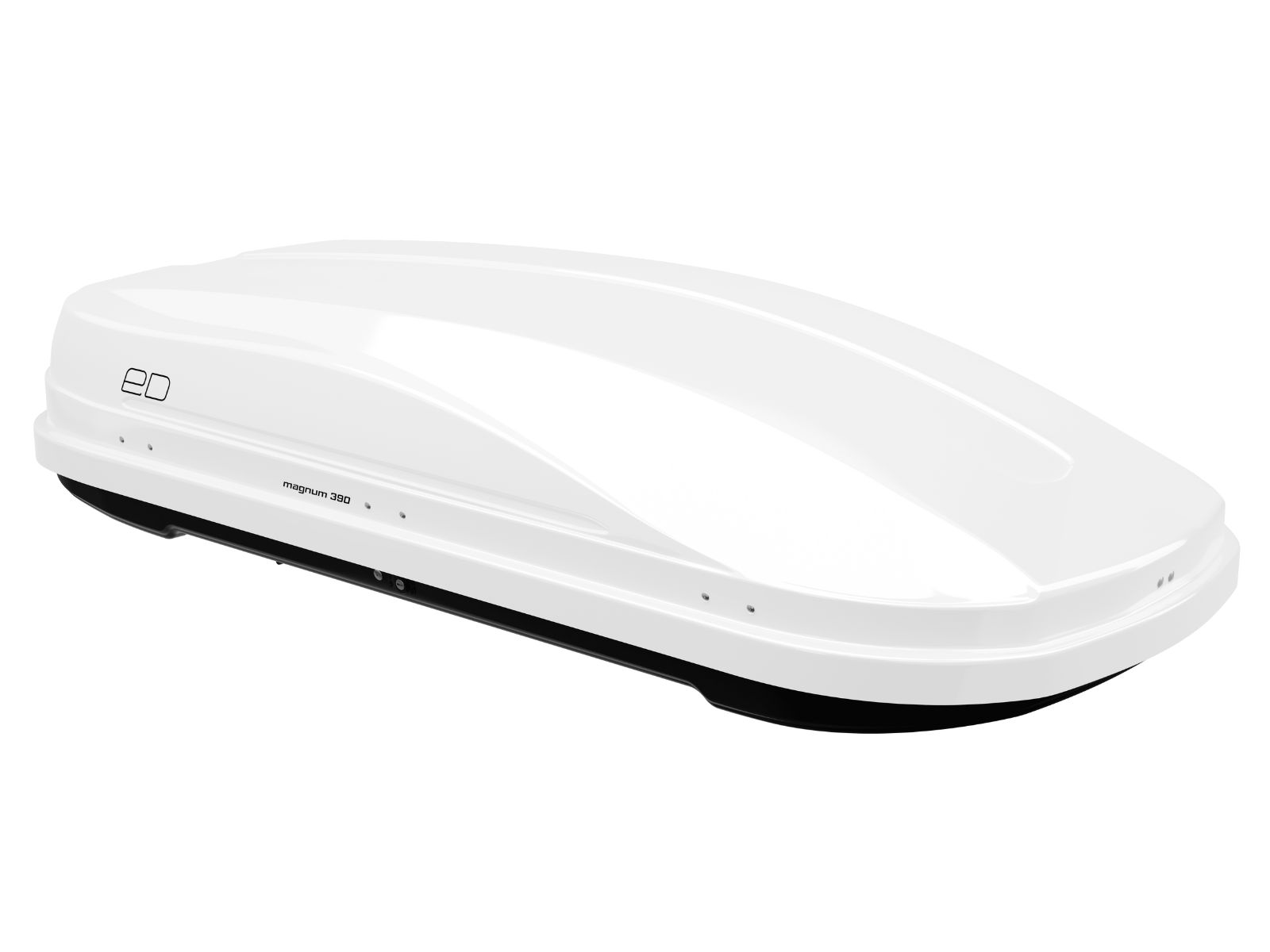 Автобокс Piligrim Магнум 390 Белый Глянец с двусторонним открытием