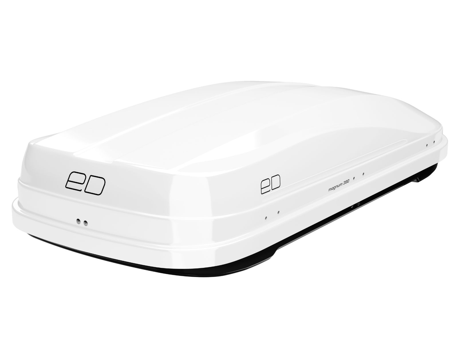 Автобокс Piligrim Магнум 390 Белый Глянец с двусторонним открытием