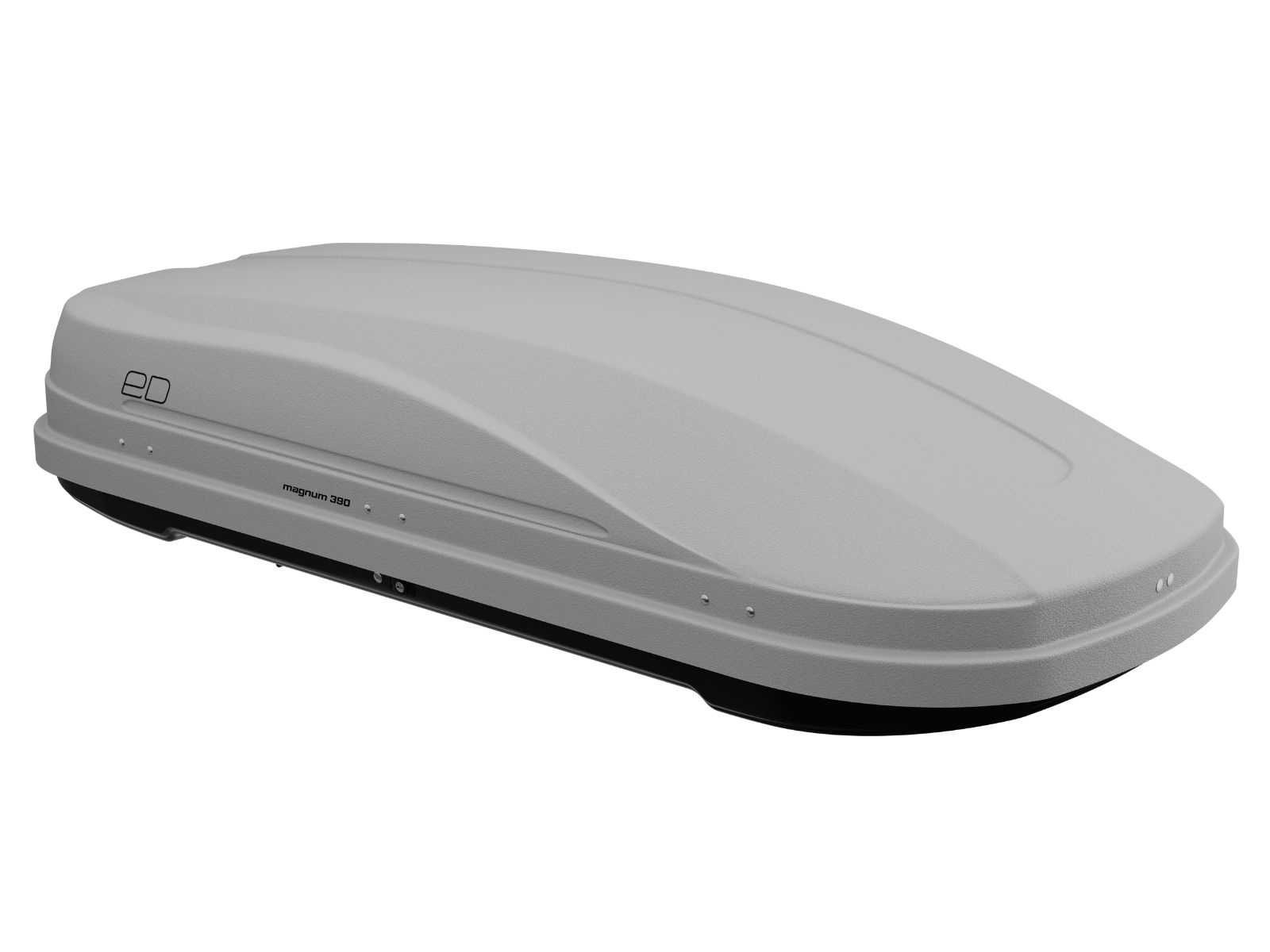 Автобокс Piligrim Магнум 390 Серый Матовый с двусторонним открытием