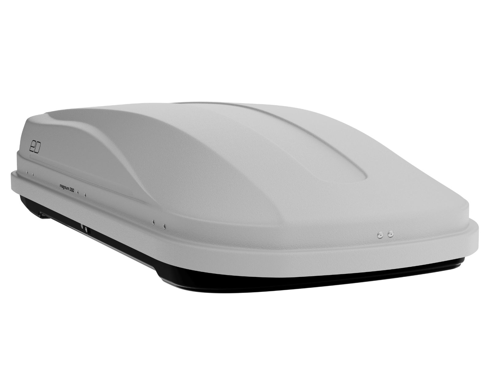 Автобокс Piligrim Магнум 390 Серый Матовый с двусторонним открытием