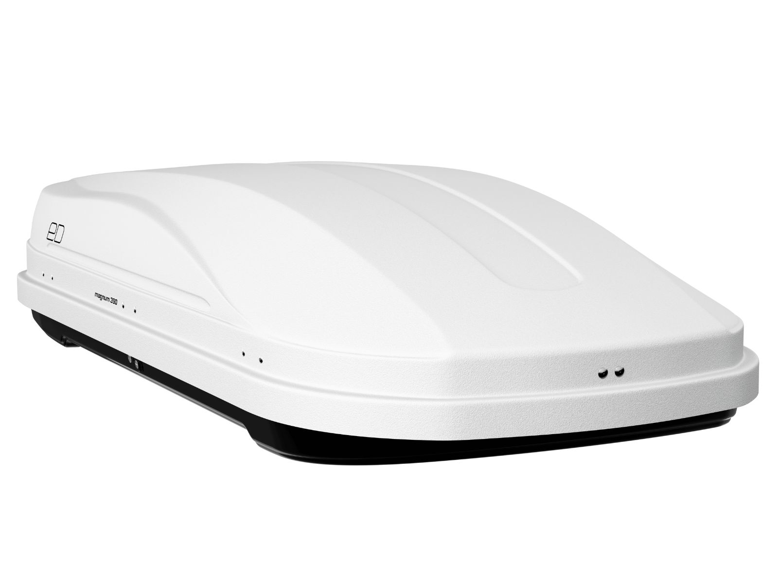 Автобокс Piligrim Магнум 390 Белый Матовый с двусторонним открытием