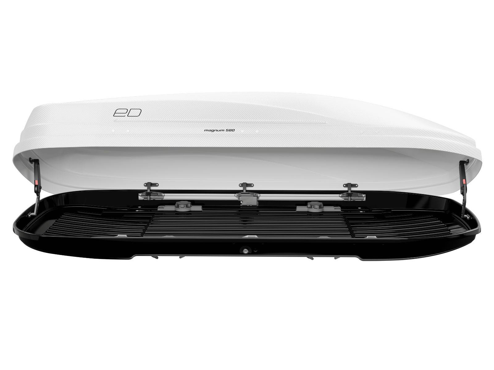 Автобокс Piligrim Магнум 580 Белый Карбон с двусторонним открытием