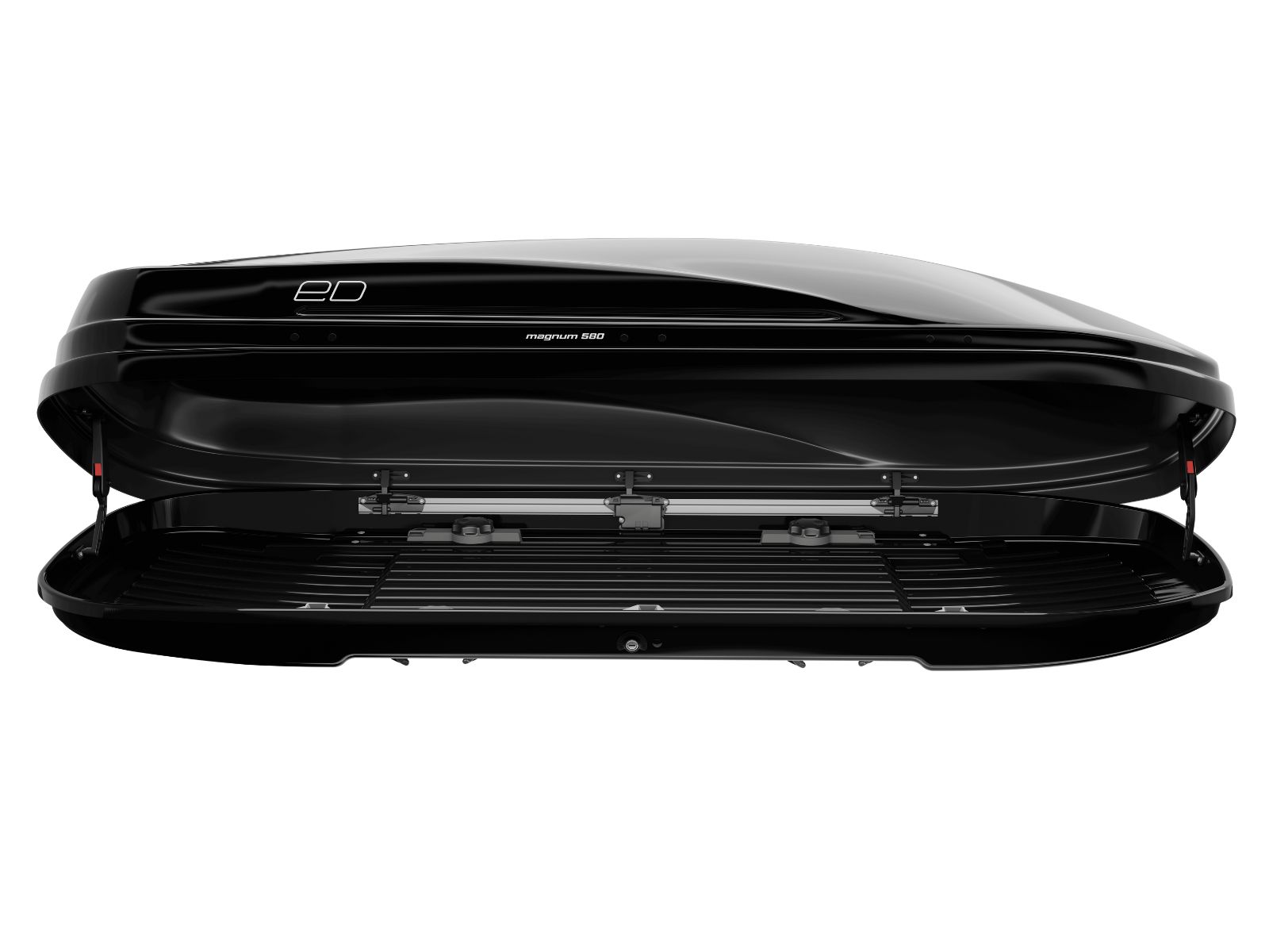 Автобокс Piligrim Магнум 580 Чёрный Глянец с двусторонним открытием