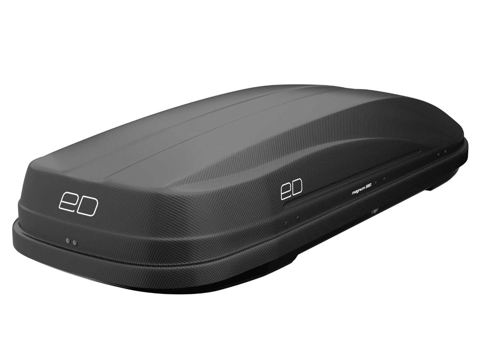 Автобокс Piligrim Магнум 580 Чёрный Карбон с двусторонним открытием