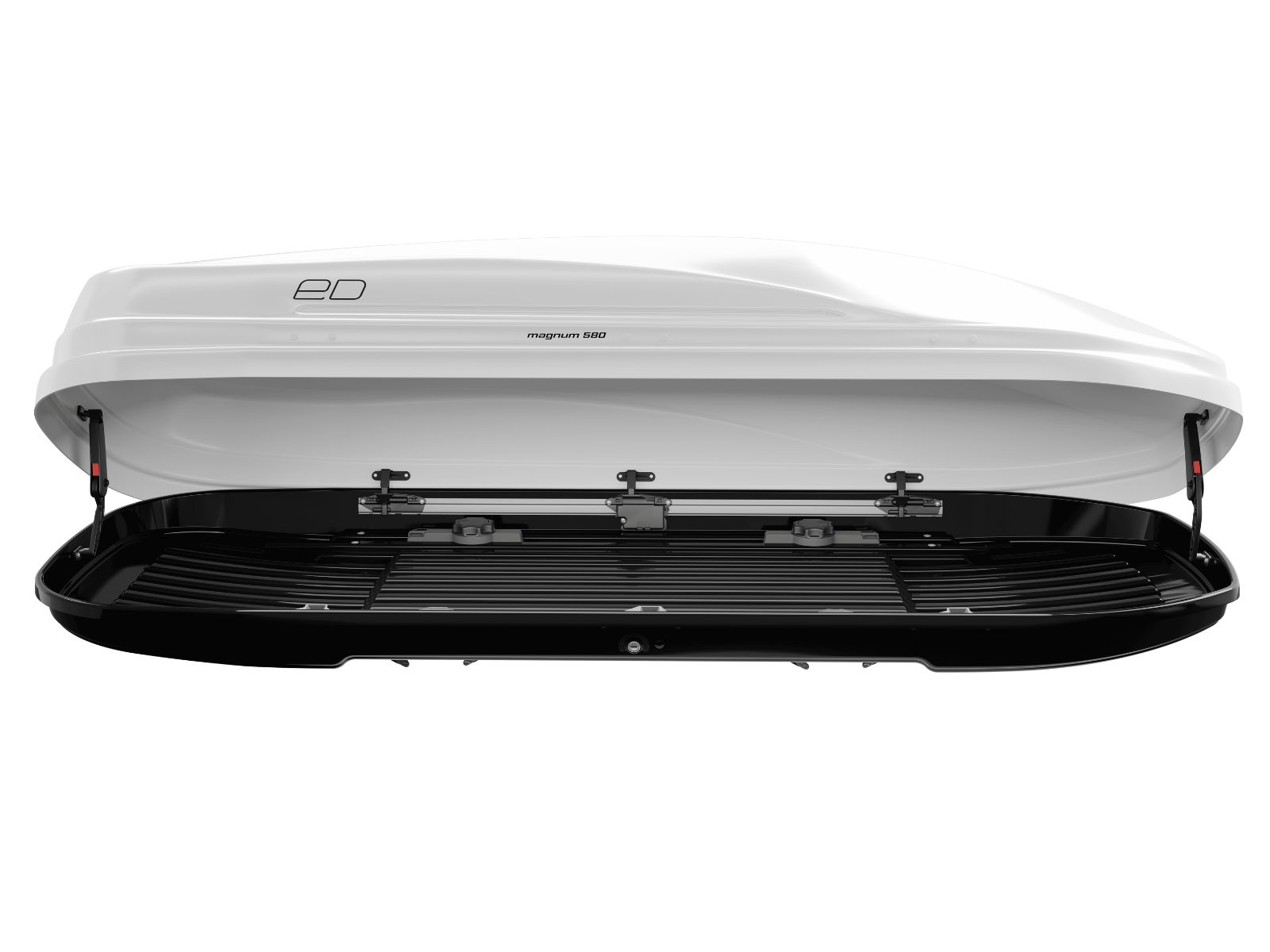 Автобокс Piligrim Магнум 580 Белый Глянец с двусторонним открытием