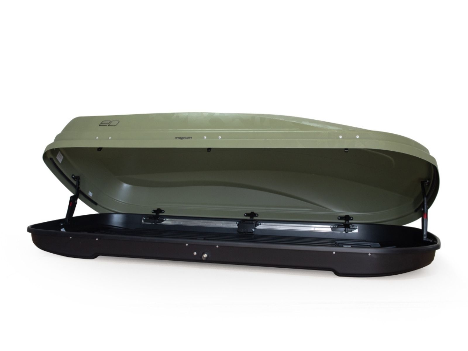 Автобокс Piligrim Магнум 580 Зелёный камуфляж с двусторонним открытием