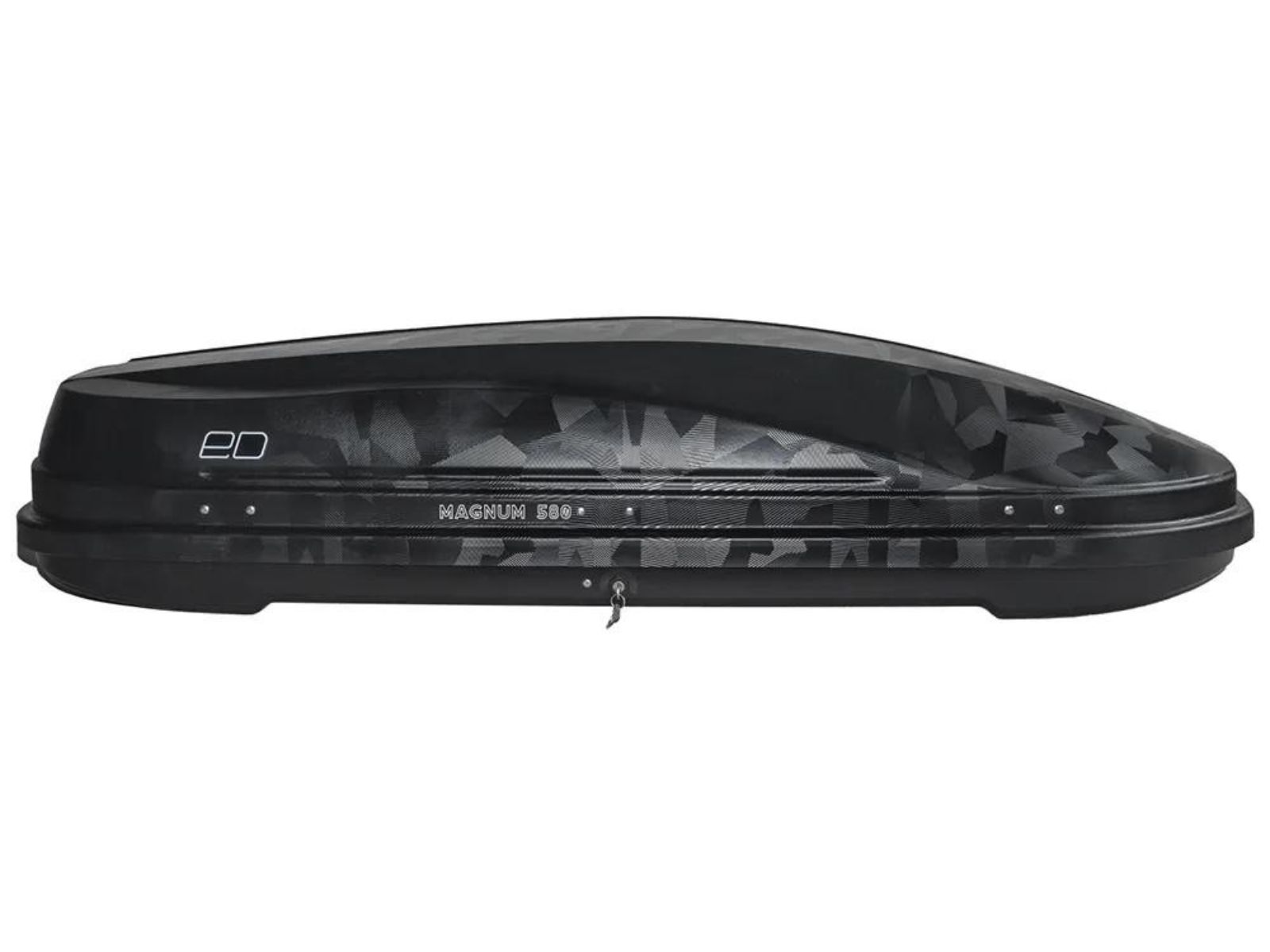 Автобокс Piligrim Магнум 580 Чёрный камуфляж с двусторонним открытием