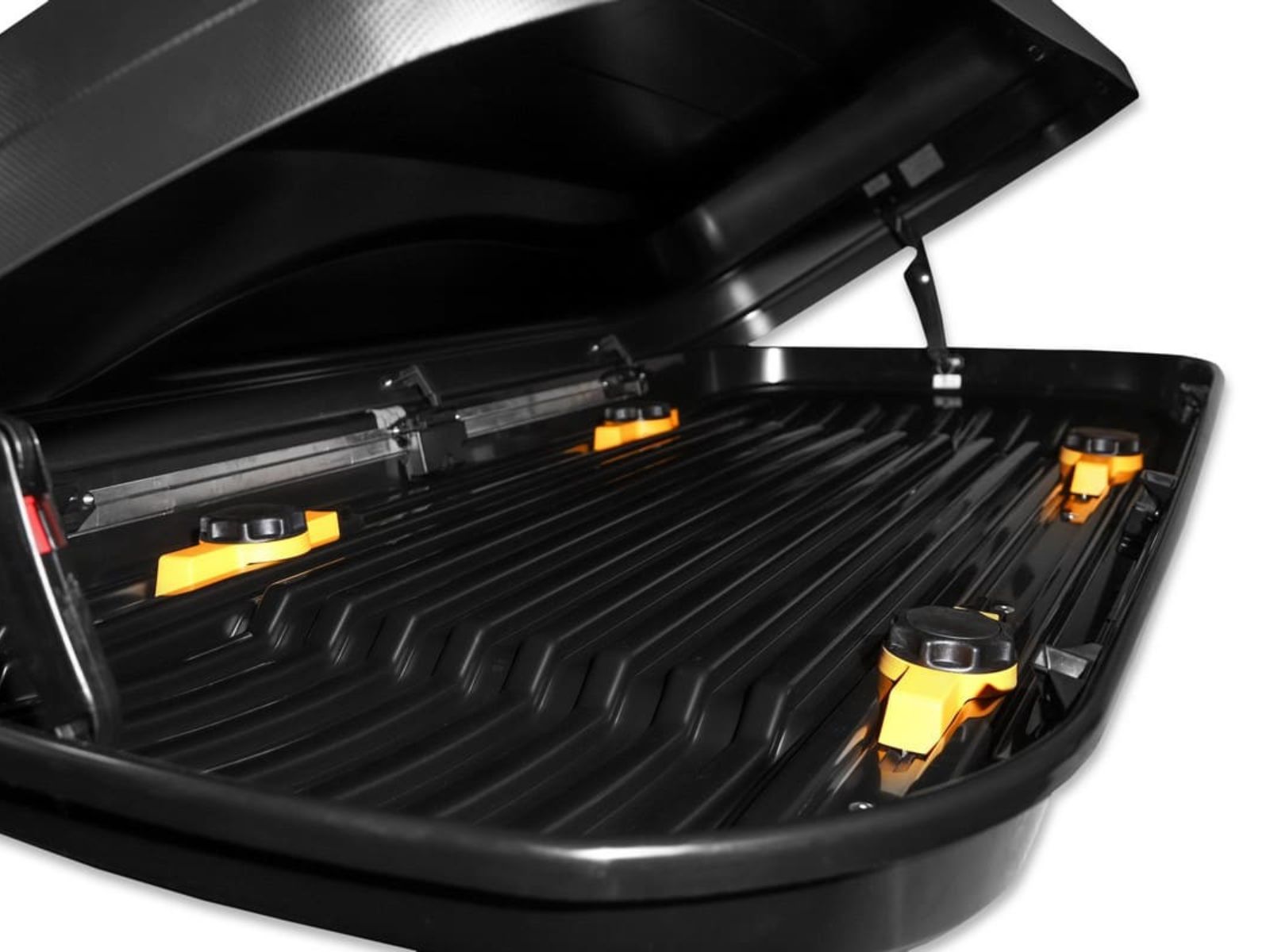 Автобокс Piligrim Магнум 580 Чёрный камуфляж с двусторонним открытием