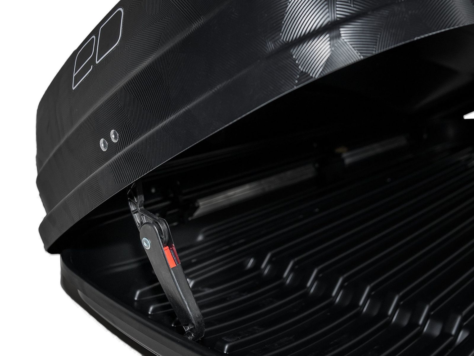 Автобокс Piligrim Магнум 580 Чёрный камуфляж с двусторонним открытием