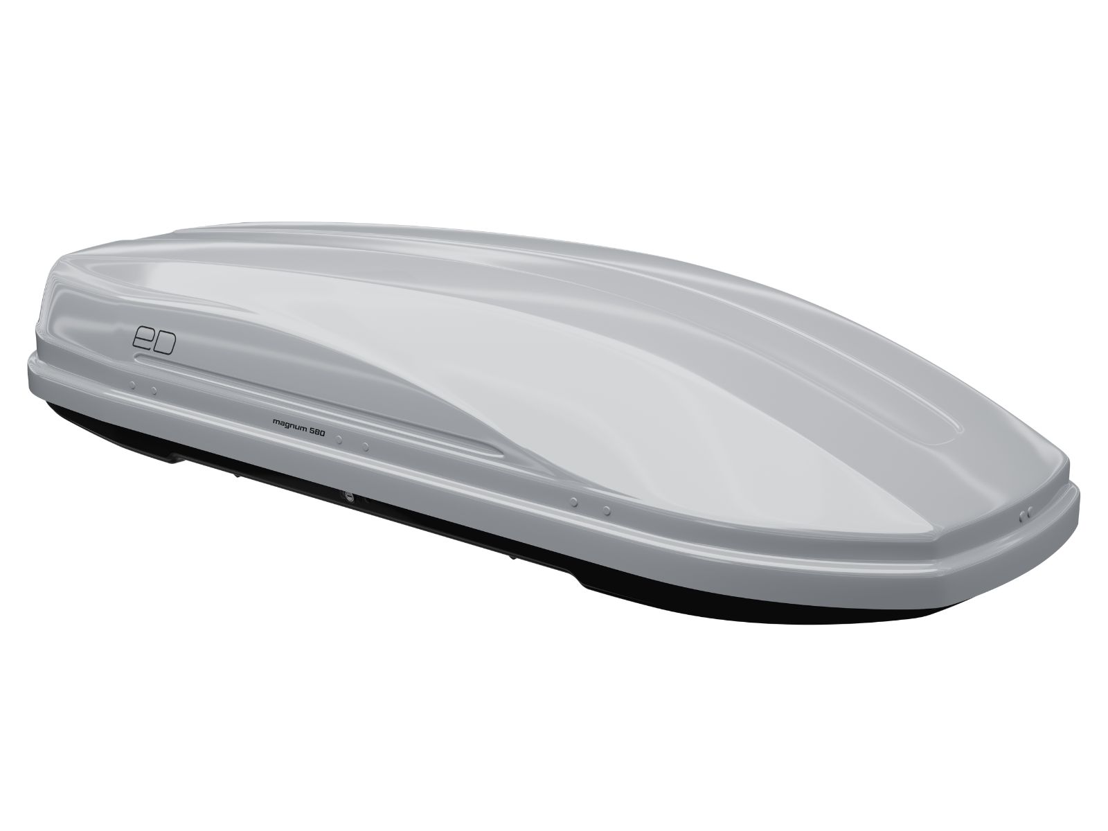 Автобокс Piligrim Магнум 580 Серый Глянец с двусторонним открытием