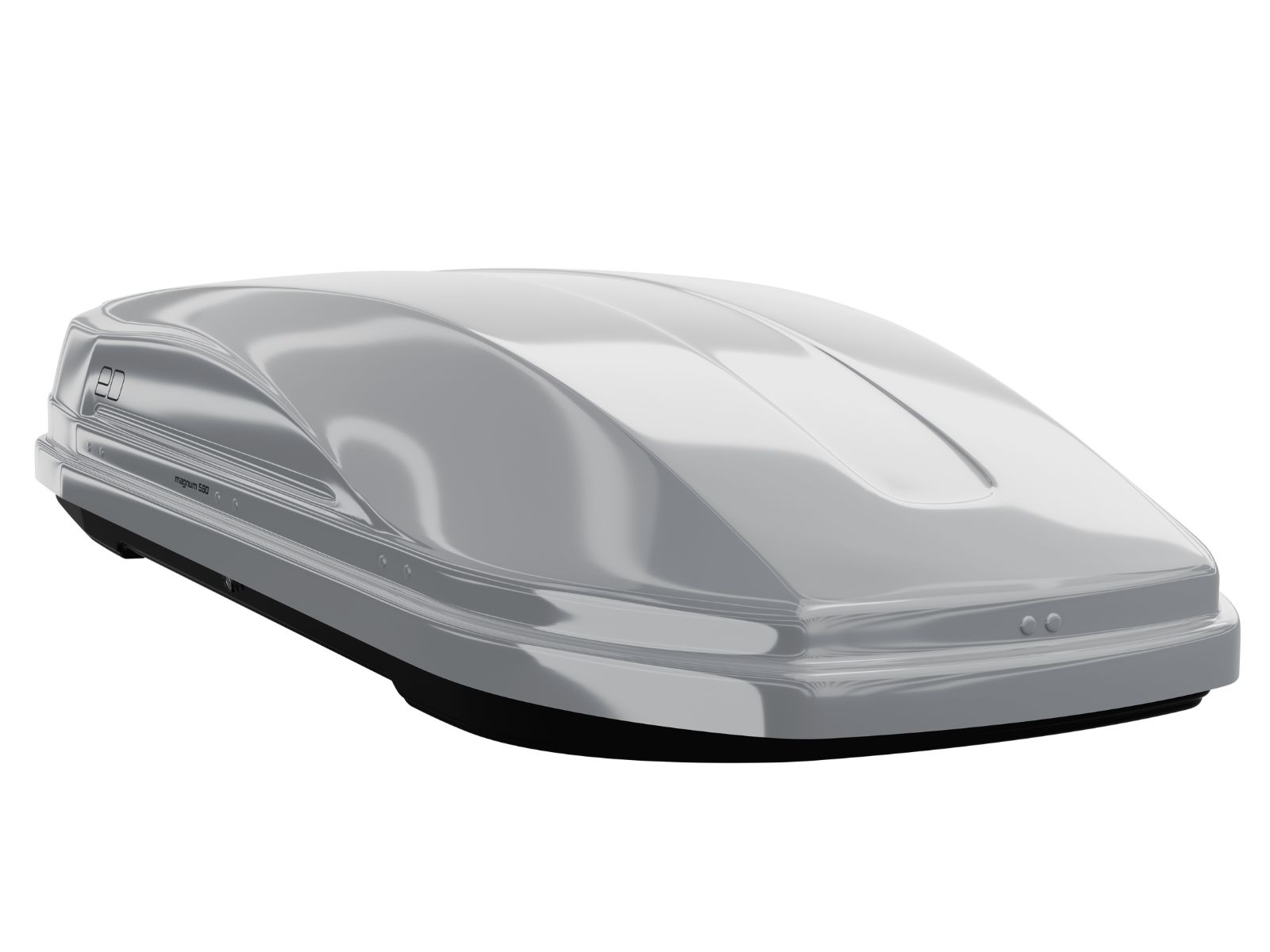 Автобокс Piligrim Магнум 580 Серый Глянец с двусторонним открытием