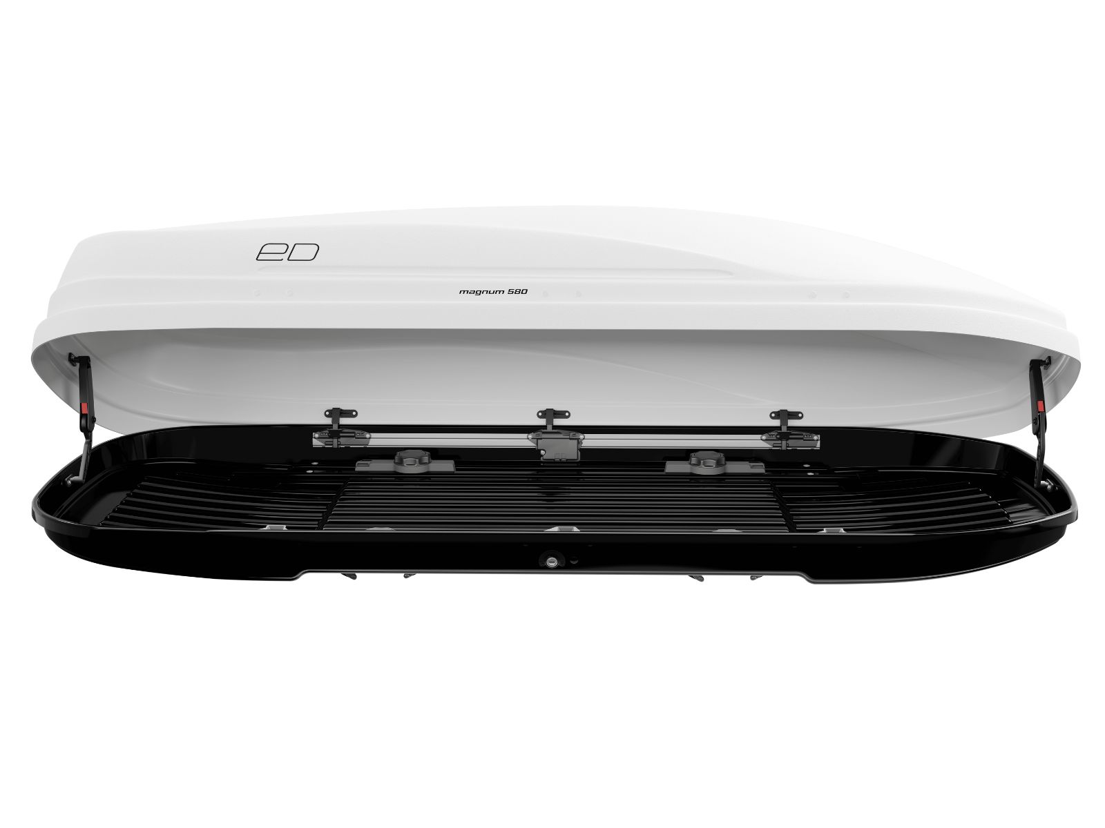 Автобокс Piligrim Магнум 580 Белый Матовый с двусторонним открытием