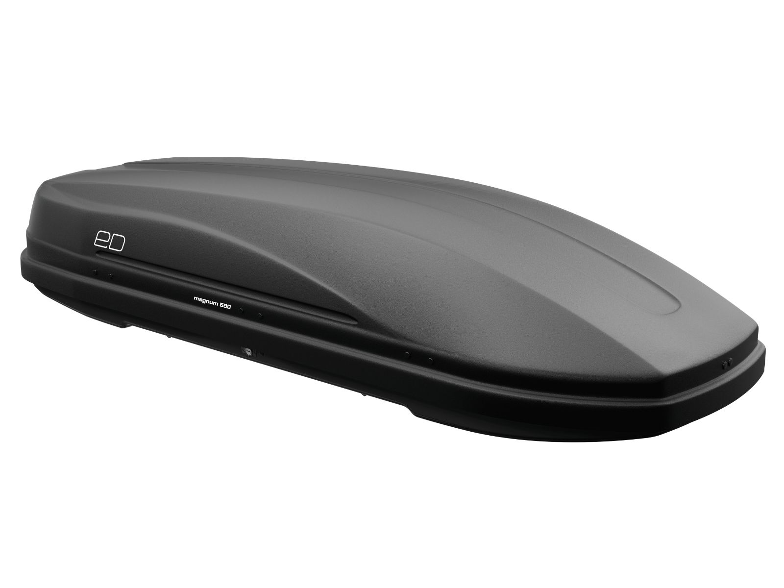 Автобокс Piligrim Магнум 580 Чёрный Матовый с двусторонним открытием