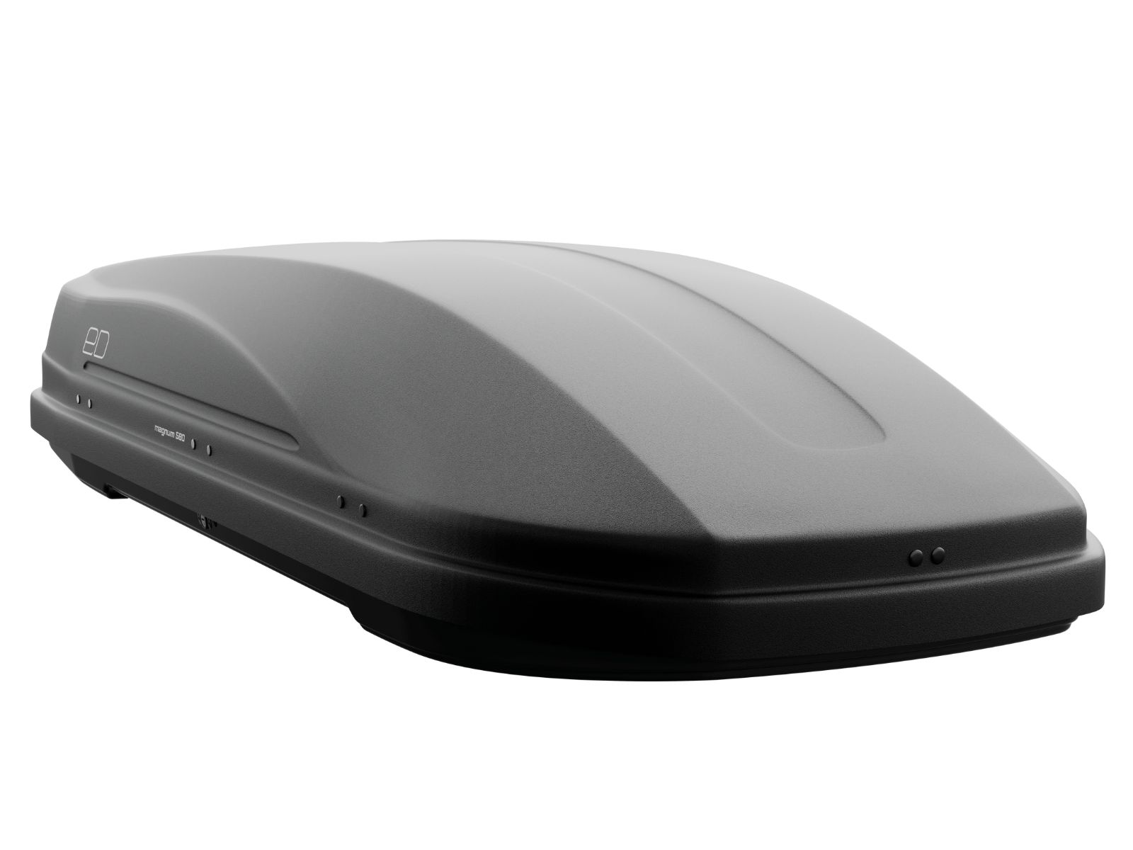 Автобокс Piligrim Магнум 580 Чёрный Матовый с двусторонним открытием