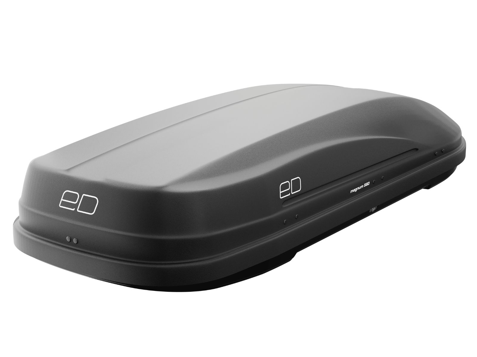 Автобокс Piligrim Магнум 580 Чёрный Матовый с двусторонним открытием