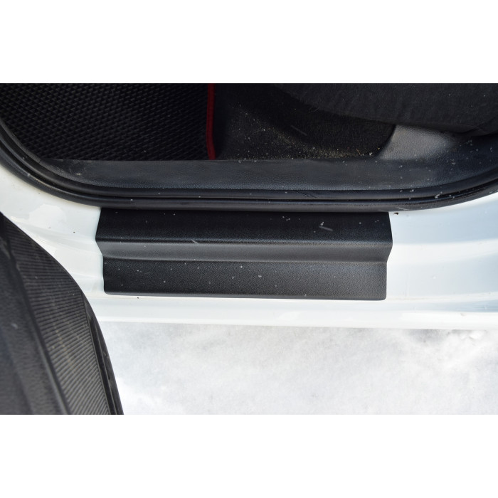 Накладки в проемы дверей (4 шт) (ABS)  Volkswagen Polo седан 2015-2020