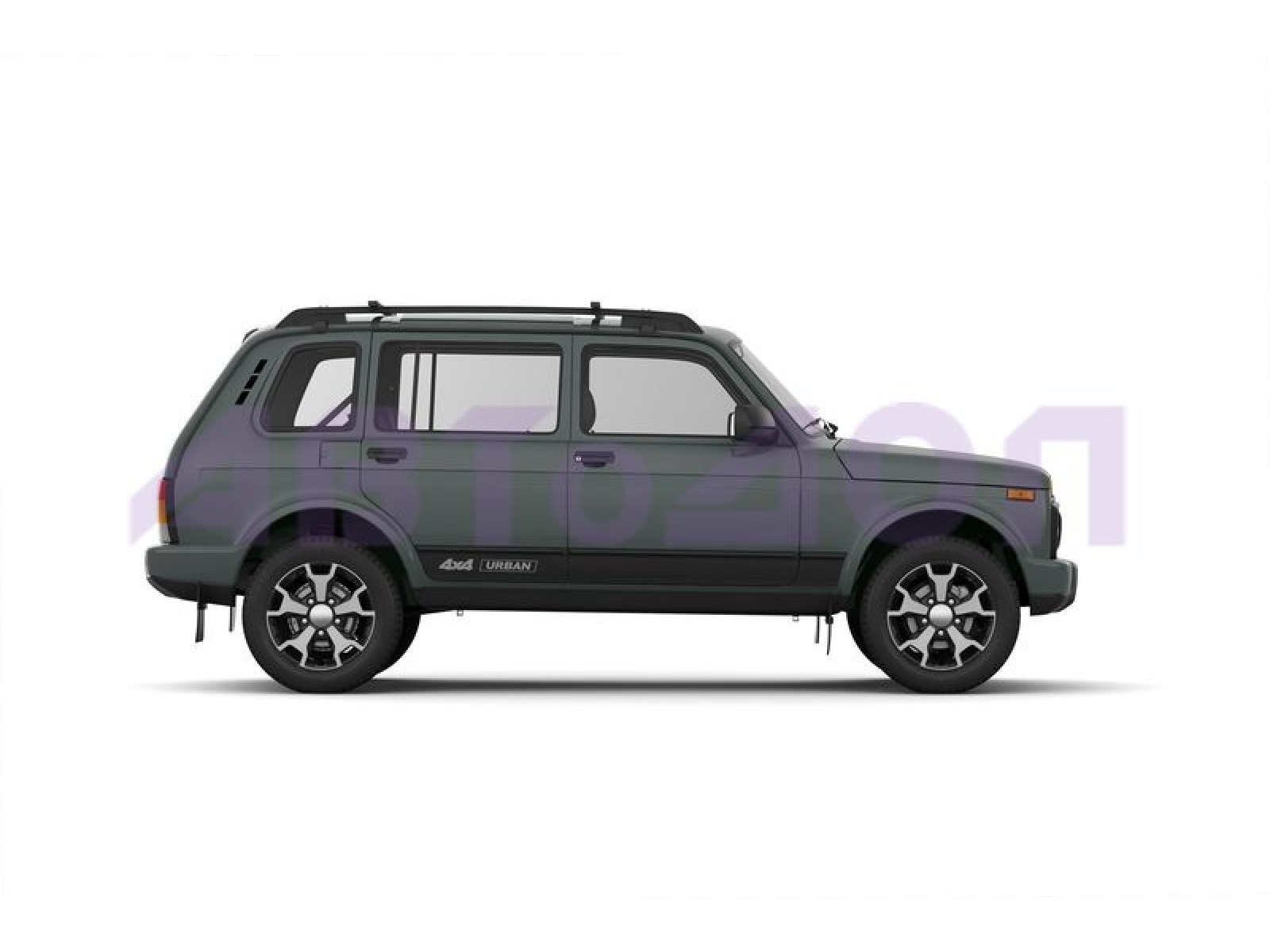 Рейлинги Усиленные с поперечинами (профиль 1,35) / LADA 4x4 2131 1995-2020