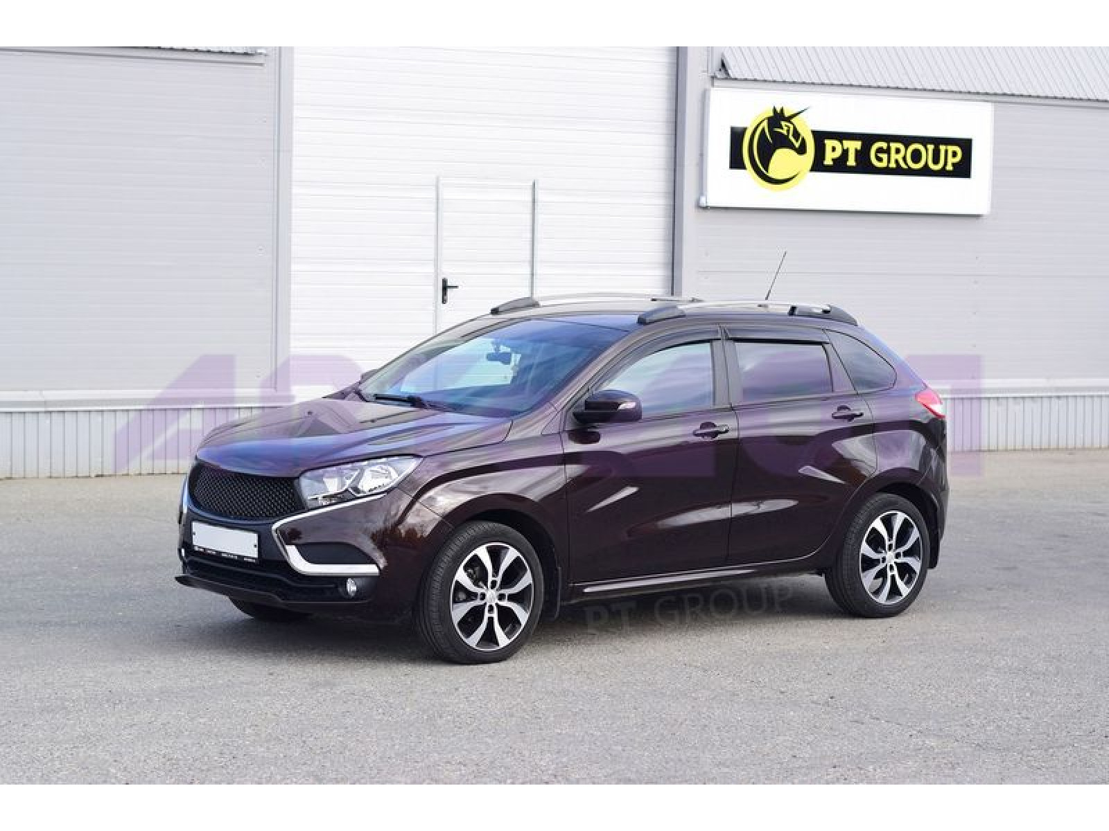 Рейлинги LADA XRAY 2016- Черный муар