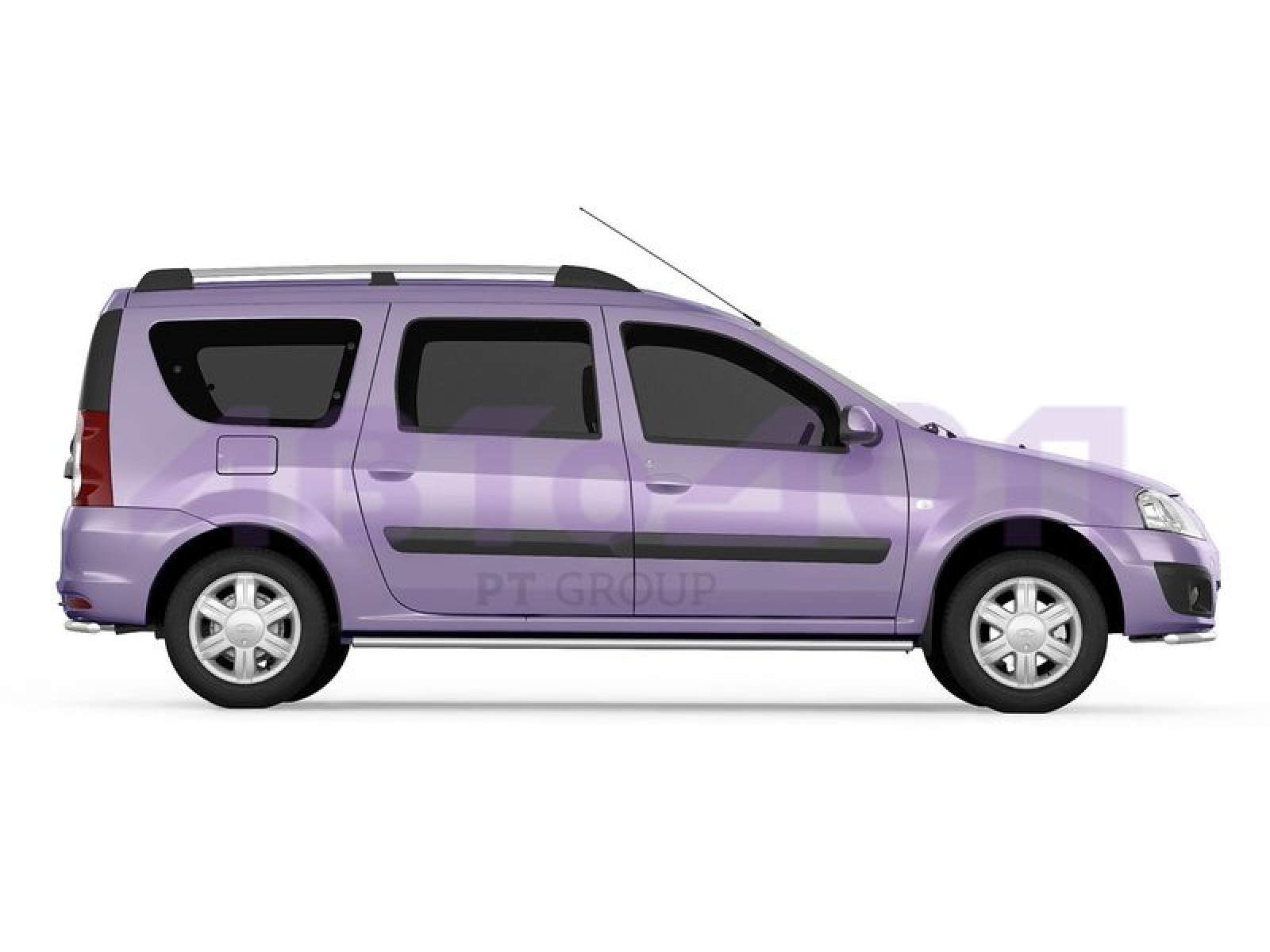 Рейлинги Усиленные LADA Largus c 2012-