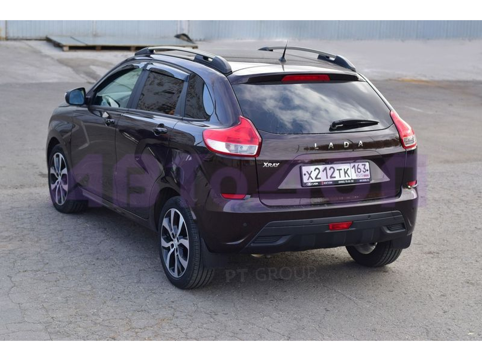 Рейлинги LADA XRAY 2016- Черный муар