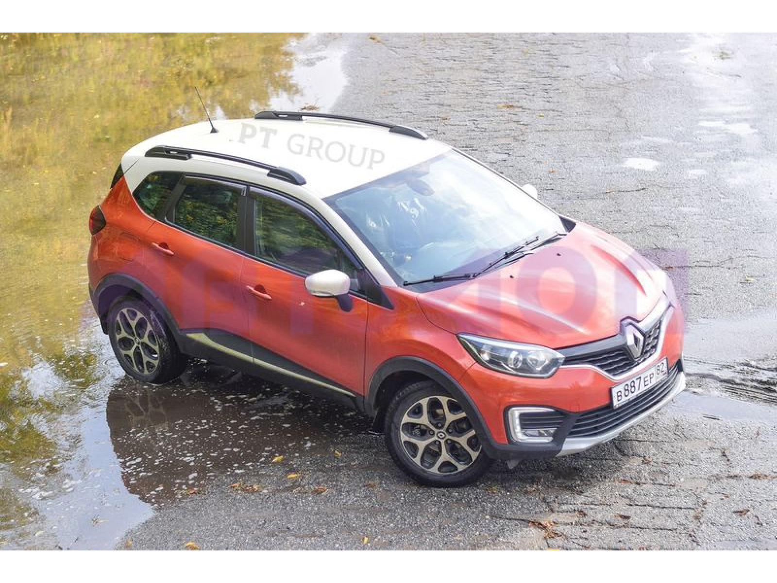 Рейлинги (Черный муар) RENAULT Kaptur с 2016-