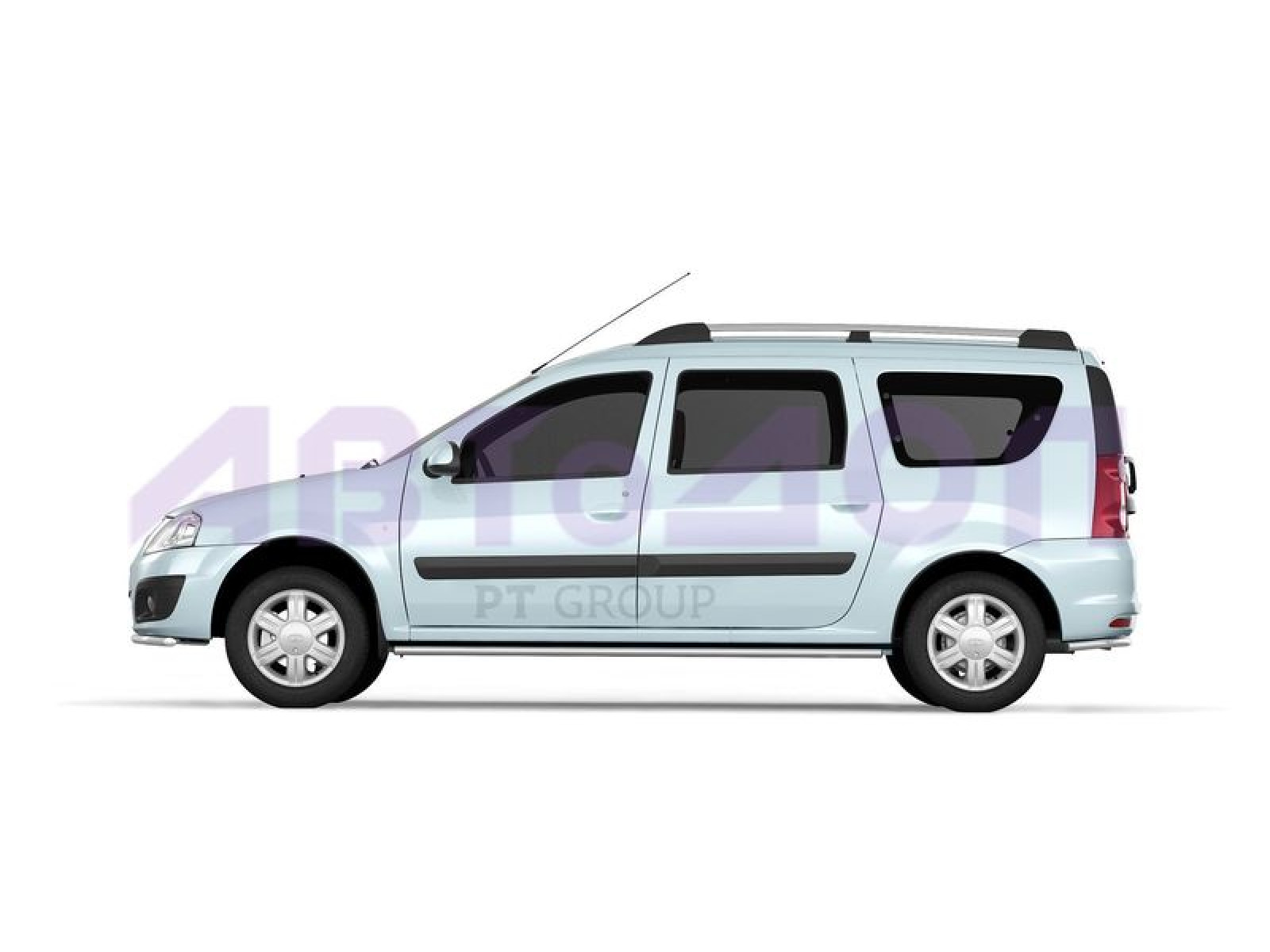 Рейлинги Усиленные LADA Largus c 2012-