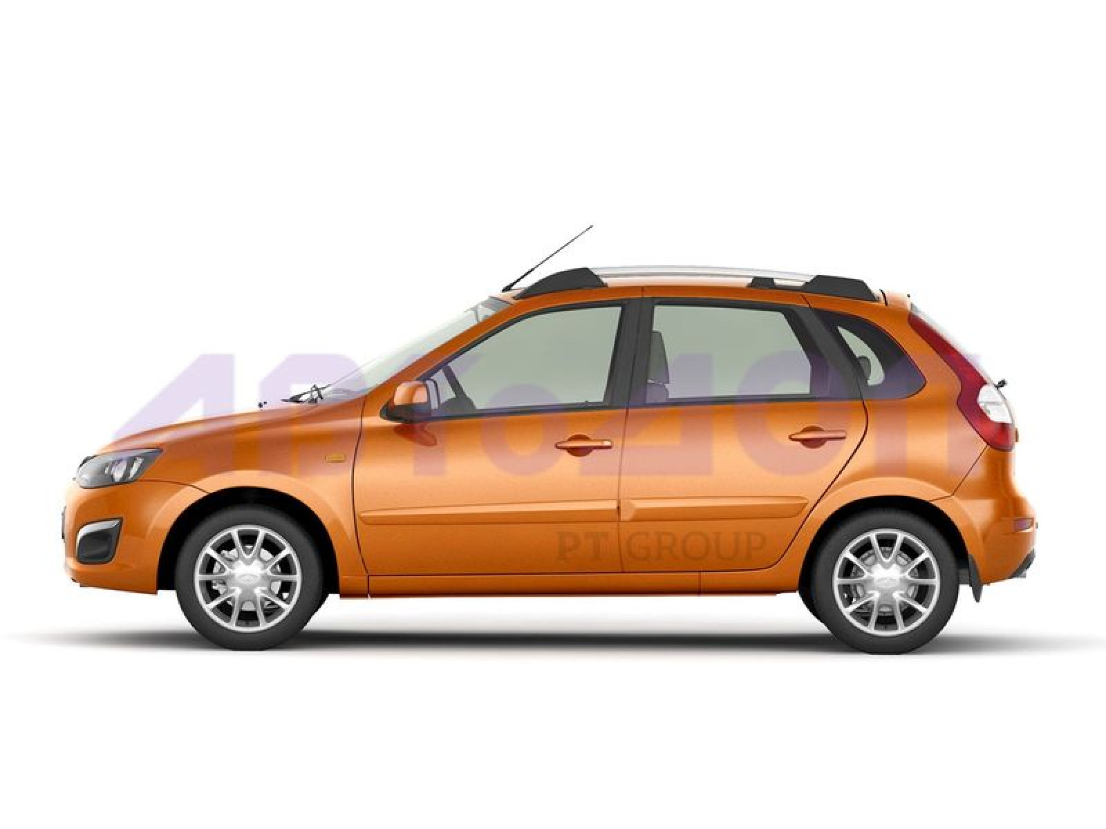 Рейлинги Усиленные LADA Kalina Хэтчбек 2004-2013 / Kalina II c 2013