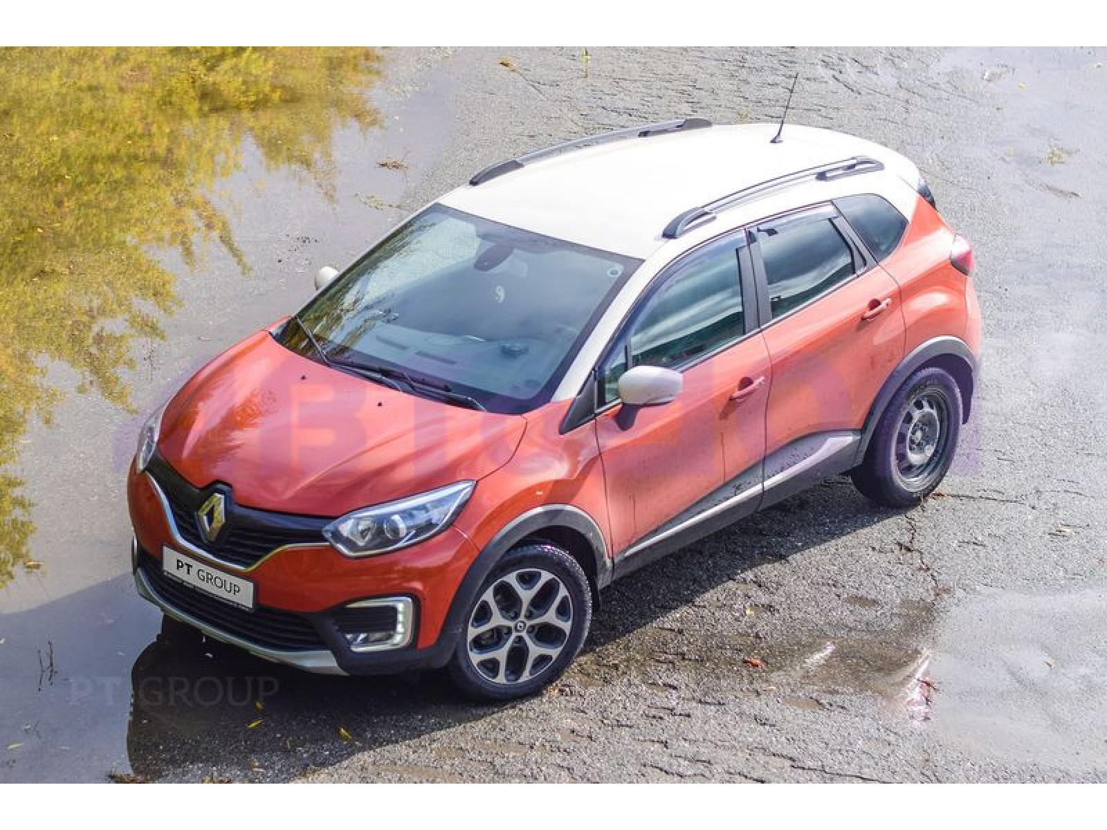 Рейлинги (Серебристый муар) RENAULT Kaptur с 2016-